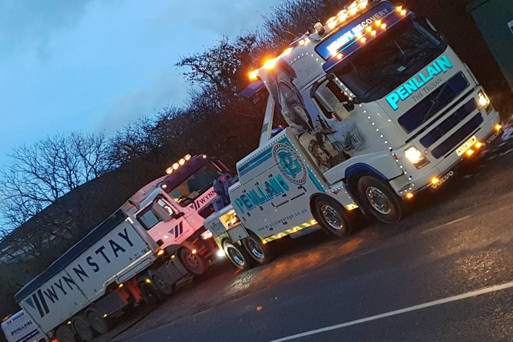 24-Hour Vehicle Recovery | HGV Recovery | Light Recovery | Mobile Fuel Draining | Vehicle Repair Shop | Penllain Garage | Vehicle Recovery in Pembrokeshire, Carmarthenshire & Ceredigion